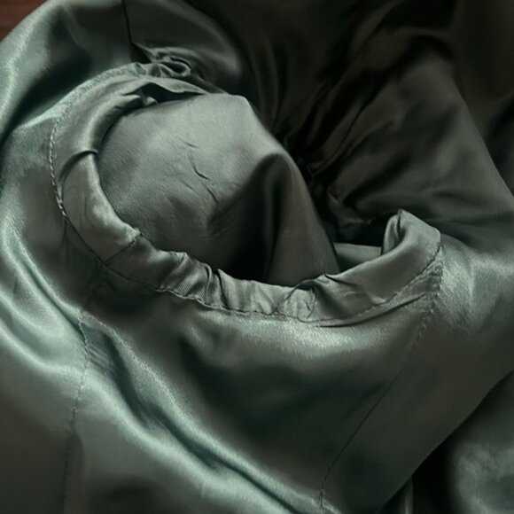 Burberry vintage green wool blazer jacket size 16 - Picture 9 of 12